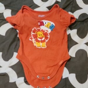 Orange Lion Roar Kids One Piece